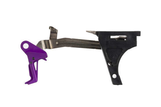 CMC drop-in Glock Gen 1-3 .45 ACP trigger with purple flat bow fits 9MM Glock Gen 1-3 pistols only